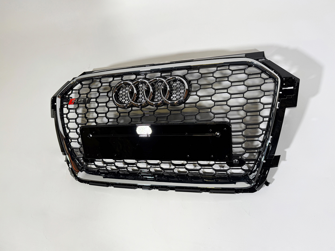 Audi A1 LIFT 2015-2018 Front Grill, Honeycomb Grill, RS1 Chrome Quattro Style